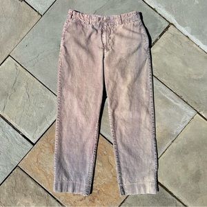 Vintage 90s Pale Overdyed Corduroy Pants Made in USA